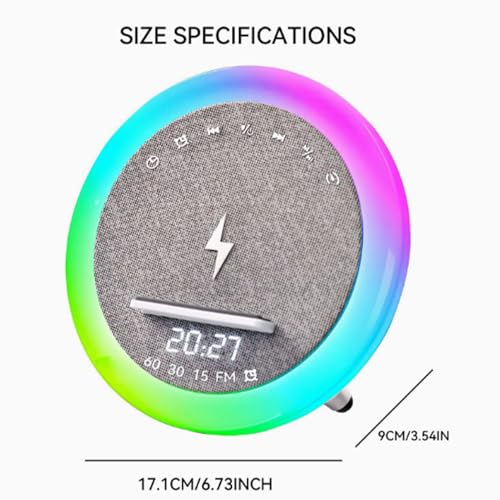 Haut-parleur sans fil avec support téléphone et charge rapide - 5