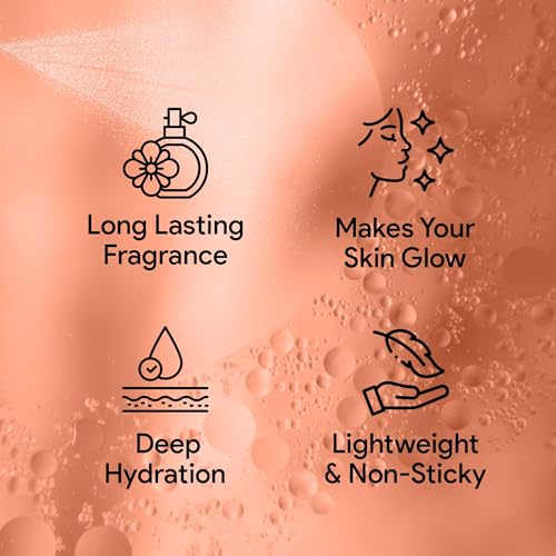 Image of LA'BANGERRY Divine Mist Perfume Spray Body Lotion with Aloe Vera And Chamomile Extract - 200 ml (Pack Of 2)