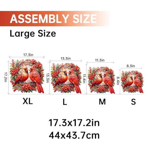 Jigfoxy Wooden Puzzles For Adults, Cardinal Wooden Jigsaw Puzzles For Adults thumb #5