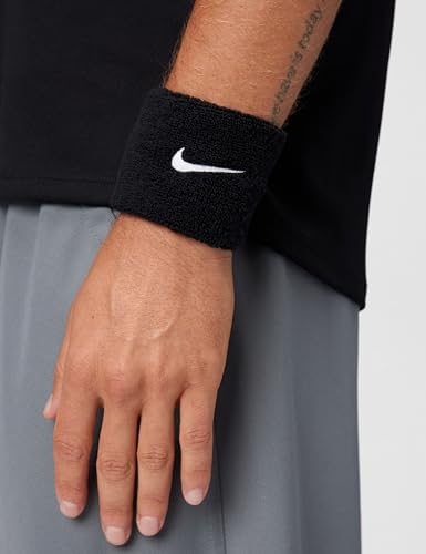 Image of Nike Unisex Adult Swoosh Classic Wristband 2 Pack