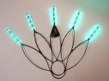 LED Flow Fans – Multicolor Handmade Light-Up Performance Props with Remote, 22 Modes, 20 Colors, Durable Design – Pair of Fans for Flow Arts, Dance & Rave Shows