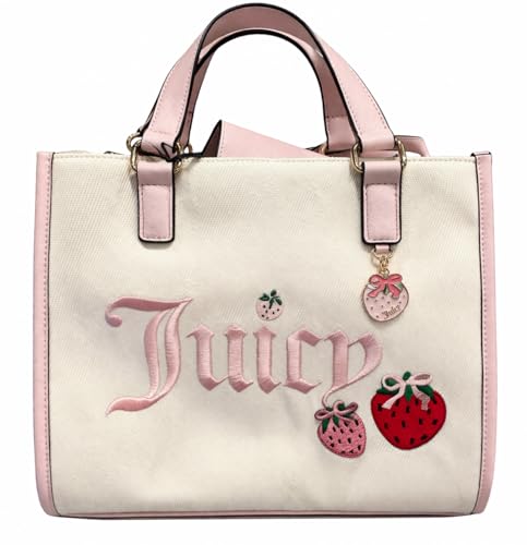 Bolso Tote Juicy Couture Berry Sweet 13W x 10.5H x 4.5D pulg miniatura 3