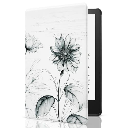 Image of CoBak Case for All New 6 Inch E-Reader 2024 and 2022 (11 Generation) - PU Leather Smart Cover, Auto Sleep and Wake, not Compatible with Kobo Clara