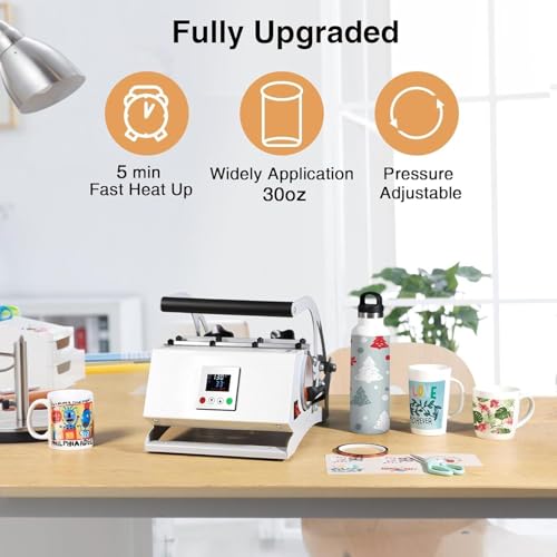 Máquina de prensa para tazas térmica portátil miniatura 2