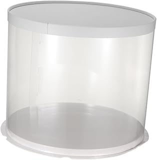 Didiseaon Cake Packaging Boxes Box White Double Layer Crisper Birthday Cake Container