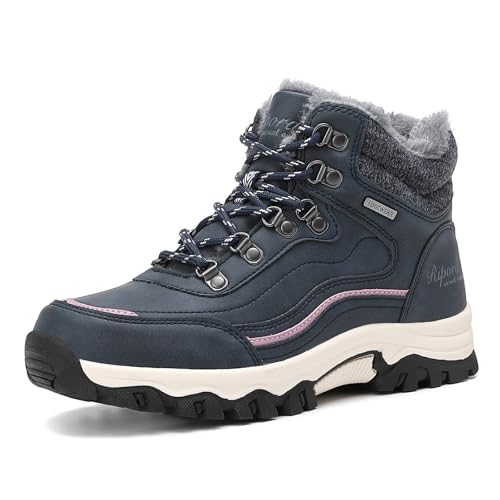 Ripord Damen Winterstiefel Warm Winterschuhe Trekking Wanderschuhe...