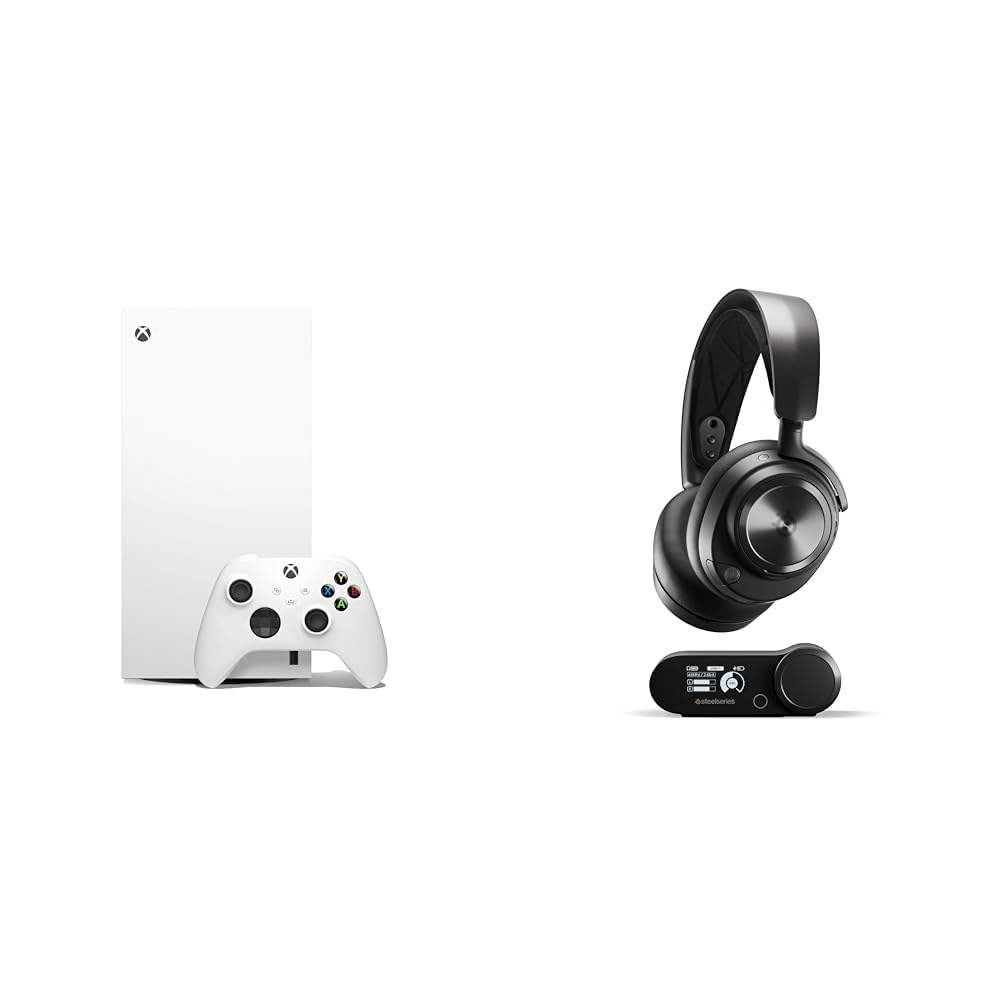 SteelSeries Xbox Series X All Digital Gaming Console 1TB SSD 4K 120FPS Robot White Arctis Nova Pro Wireless Xbox Gaming Headset Bundle