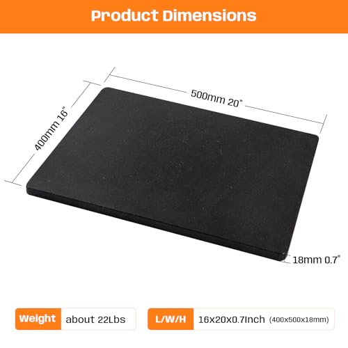 Tabla de cortar rectangular de mármol negro, 16x20 pulgadas miniatura 4
