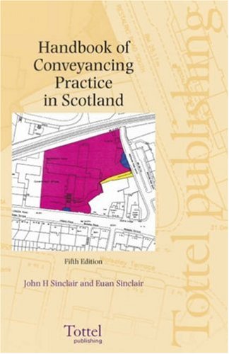 Handbook of Conveyancing Practice
