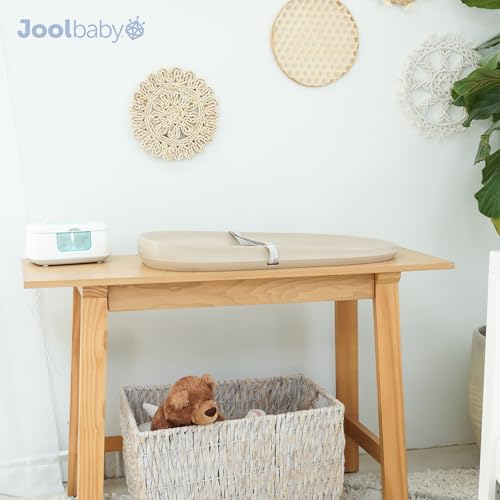 Jool Baby Waterproof Baby Changing Pad - Easy to Clean, Lightweight & Portable - Large Foam Cushion for Comfort (Oatmeal) by Jool Baby - Image 9