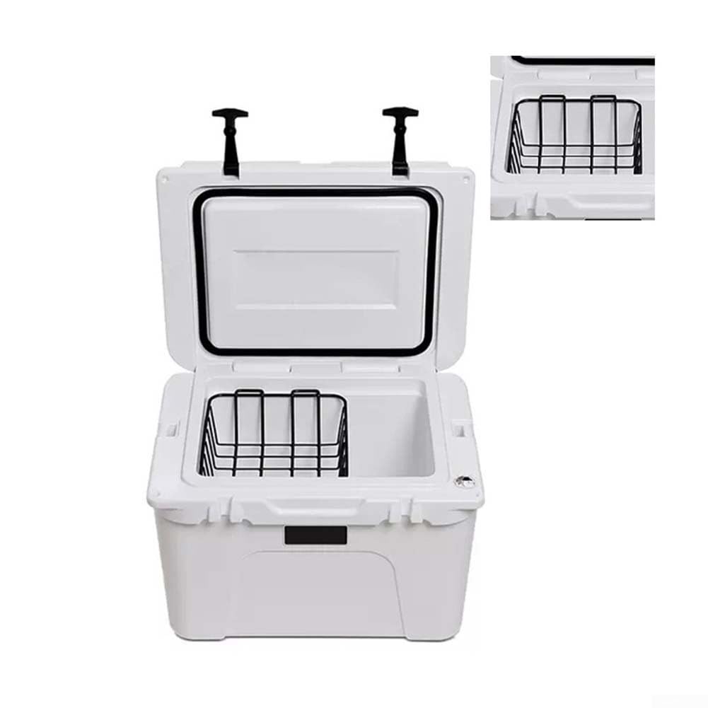 Cestino refrigerante, cestino in filo metallico per scatole isolate da 35/45/50 QT, organizer per alimenti per campeggio, picnic all'aperto e avventure (315 x 297 x 86 mm)
