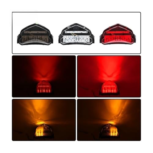 Moto queue clignotant feu arrière pour Suzuki GSXR600 750 2004 2005 lampe stop