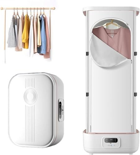 zxmeimm Machine À Repasser Automatique,Presse À Vapeur,Défroisseur Et Sèche-Linge Pliables,Désinfecte Et Sèche Les Vêtements,Résultats en 10 Minutes,Portable Maison