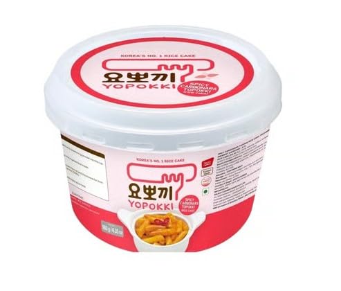 Yopokki Korean Rice Cake 180g Carbonara | Ready to Eat Tteokbokki Snack | Authentic Korean Street Food | Soft Chewy Rice Cakes with Flavorful Sauce | Instant Korean Snack-image-14