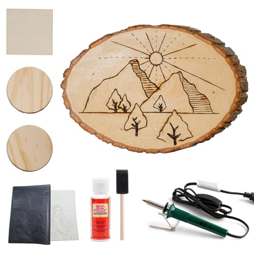 Adults & Crafts Wood Burning DIY Craft Kit