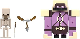 Minecraft Legends Fidget Porco-tatu vs Esqueleto - Mattel
