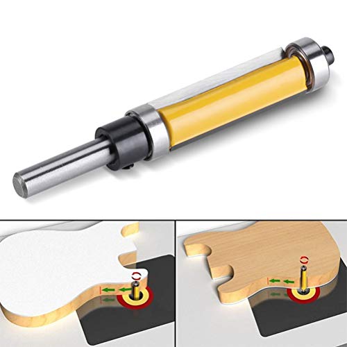 Fresa de copiadora, fresa de madera, router de punta de 1/4 de aleación, hoja de corte, fresadora de ranurado, cortador de madera, broca para herramienta de tallado Cover