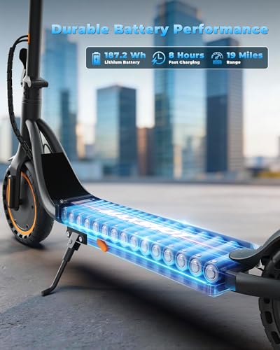 Image of MAXSHOT Electric Scooter for Adults, 8.5 /10 /14 inch Tires, 19 /22Mph, 350W /500W Motor, 21-28 Miles Range, Folding E-Scooter with Dual Suspension,APP Contro