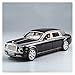 Kit Jouets Voitures Métal Robuste pour Rolls-Royce Phantom 1:24 Simulation Alliage Moulage sous Pression Pull Back Modèle Voiture Jouet Cadeau Collection Merveilleux Cadeau Vacances