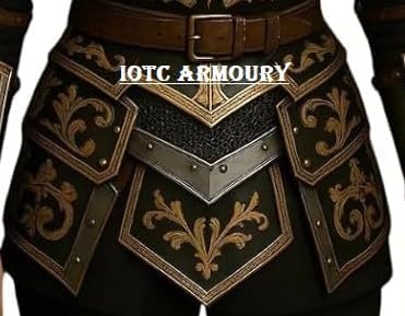 Medieval Fantasy Brave Lady Blackened Royal Queen costume-Half Body Lady Armor Suit, Renaisance, LARP,Halloween, Cosplay Replica Female Costume
