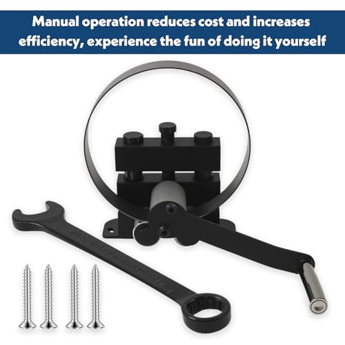 Metal Bending Machine,Manual Roller Operator,Manually Operated Ring Winder,Metal Bending,Steel Bar Molding Machine(circles up to 15 inches in diameter) by NLZDDQ - Image 3