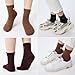 inhees Women's Cute Ankle Crew Socks - Novelty Fun Heart Cotton Casual Athletic Running Socks 6Pairs With Gift Box