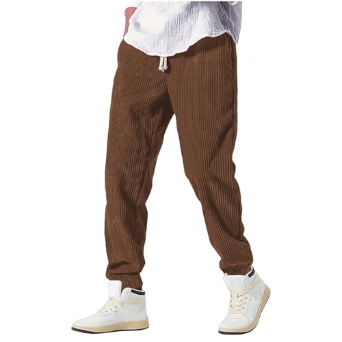 Pantalones japoneses para hombre anchos, pantalones de corte recto, terciopelo acanalado, cintura acanalada, corte ancho y cordón casual, pantalones de pierna ancha, versátiles, ropa de calle cómoda