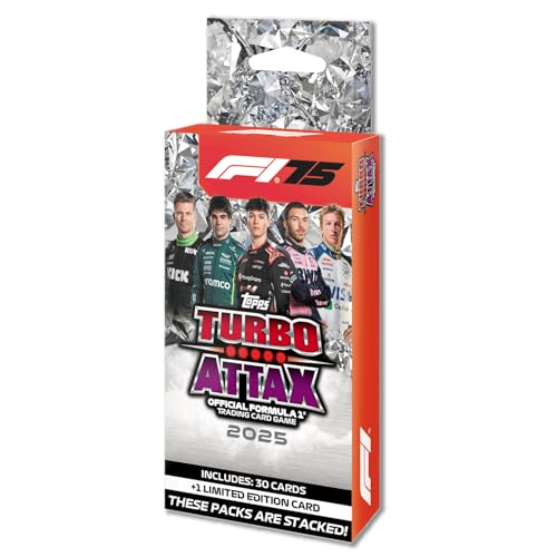 Topps Turbo Attax Formula 1 2025 -Value Box - contains 31 Turbo Attax cards including a Limited Edition.