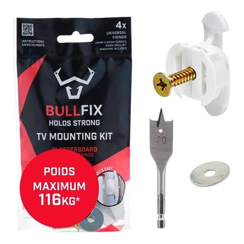 Kit Bullfix Télé, Cheville Placo Charge Lourde Cover