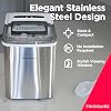 Frigidaire 26 Lbs per Day Portable Compact Maker, Ice Making Machine, Stainless, Medium