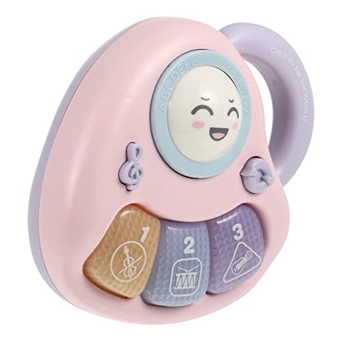PHENOFICE 子供用電子オルガン クリエイティブな電子オルガンのおもちゃ 楽器のおもちゃ プラスチック製の音楽玩具 子供の早期 楽器学習おもちゃ キッズミュージックおもちゃ 腹筋 ピンク