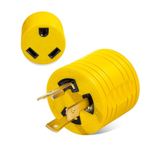 3 Prong 30 Amp RV Twist Lock Adapter - NEMA L5-30P Twist Lock Male Plug to NEMA TT-30R FemaleHeavy Duty Generator to RV Trailer Camper Cord STW 10 AWG 125V/3750W