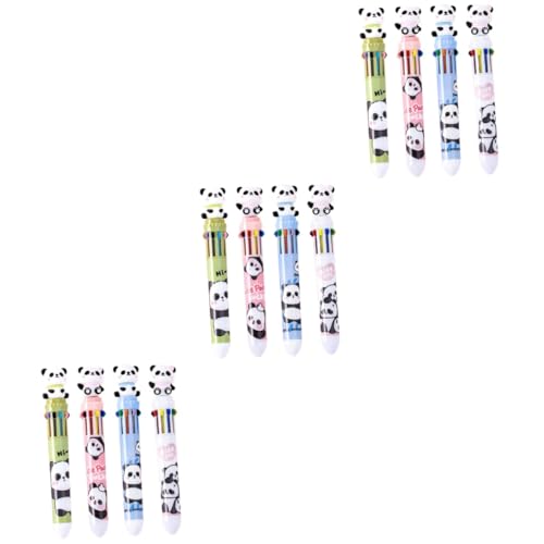Bolígrafos de panda retráctiles NUOBESTY para evitar manchas y escribir cómodamente en clase