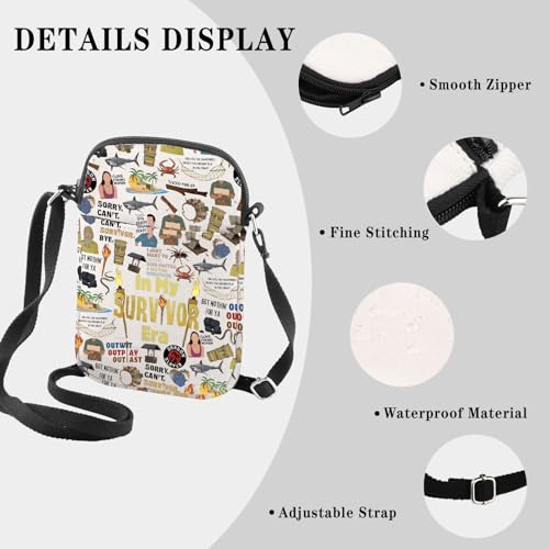 GJTIM Reality Show Crossbody Bag TV Show Merchandise In My Era Shoulder Bag Reality TV Show Lover Gift (SurvivEra CR)3