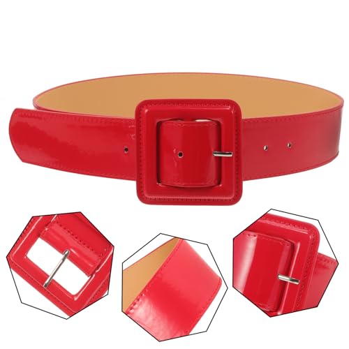 Women Wide Elastic Belt Vintage Adjustable Work Business Dress Belt Metal Pin Buckle for Women Men3