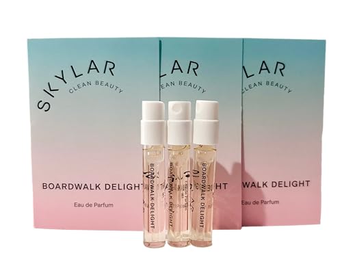 Skylar Broadwalk Delight Women Sample Perfume EDP 1.5 ml / 0.05 oz - set of 3 - (6687)