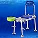 Dszgo Nuova Piattaforma di Pesca anfibia Sedia da Pesca Sgabello da Pesca Sedia da Pesca Forniture di Attrezzi da Pesca Sedia da Campeggio al Coperto Giardino Leggero Spiaggia Confortevole