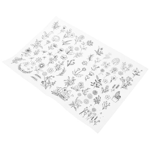 Alipis Estabilizador de Bordado Soluble Agua Hoja Autoadhesiva de No Tejida para Ropa Parche DIY para Bordado Mano y Máquina Soporte Estable para Proyectos Textiles
