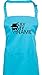 Delantal, Breaking BAD Heisenberg Colour blanco ¡mi nombre de muchos coloures, algodón, turquesa, 72 cm x 86 cm