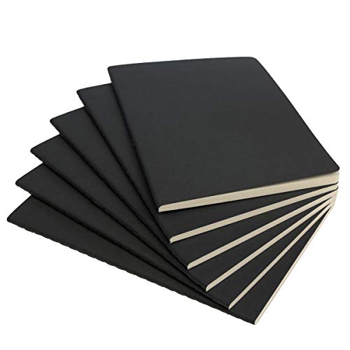Simply Genius (6 Pack) Travel Journal, Travelers Notebook Set: Softcover Journals to Write