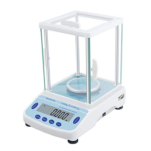 icVantA 0.001g Electronic Analytical Balance 120g 220g 320g 520g Precision Lab Scale with Windshield RS232 Interface LCD Display Home?520g/0.001g
