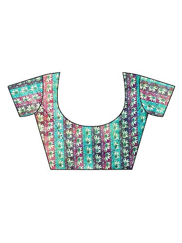 Image of AKHILAM Women's Bahubali Digital Printed Art Silk Saree with Blouse Piece (BHBLI Parent)