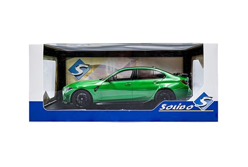 Solido 1:18 BMW M3 (G80) Modelo Diecast Signal Green Uni miniatura 7