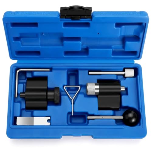 Rewtuck Calage Distribution pour VW 1.2, 1.4, 1.6, 1.9, 2.0 TDI SDI Moteur, 7pcs Kit Outil de Calage Distribution pour Diesel Engine Courroie de Moteur, Outils...