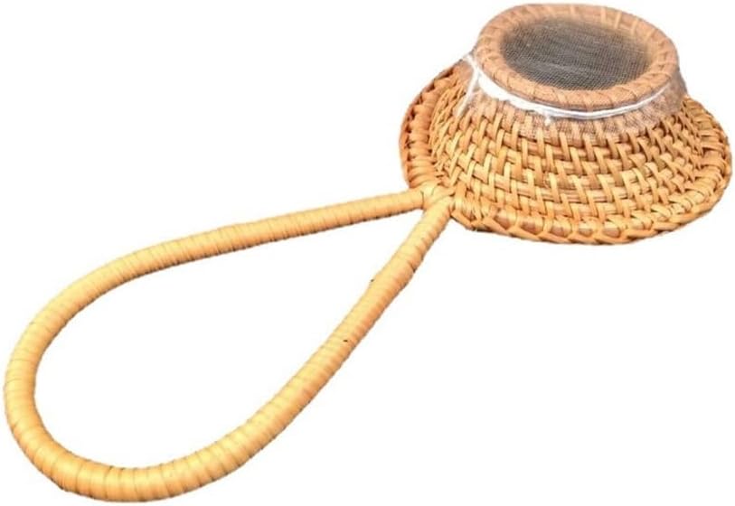 YSJX kitchen&bedroom Storage Accessories 5pcs/lot Autumn Rattan Woven Tea Hourglass Autumn Vine Handmade Tea Filter Tea Hourglass Tea Ceremony Accessories Tea Filter