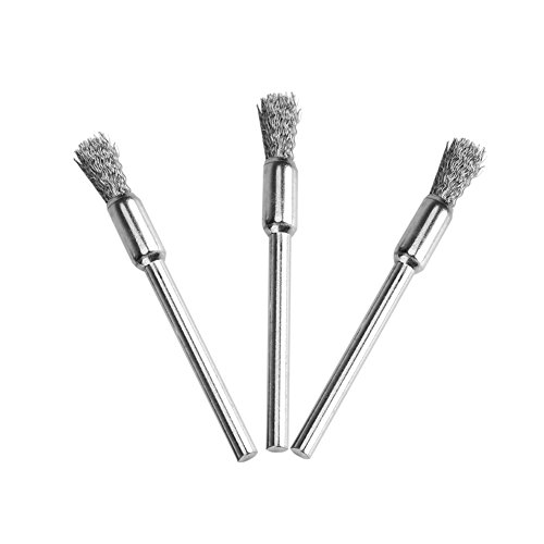 Image of 24pcs Stainless Steel and Brass Wire Wheel Polishing Brushes for Angle Grinder, Electric Drill, and Rotary Tools with Shank Mount - Cleaning and Metal Polishing Accessories
