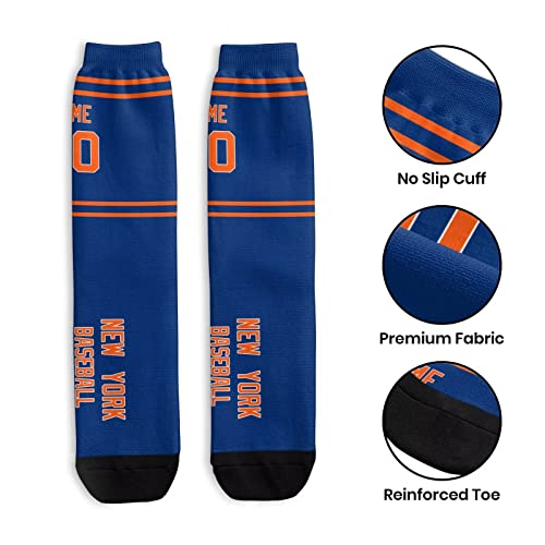 Custom Personalized Sports Casual Socks-1 Pair,Add Personalized Name And Number,Gifts For Baseball Men Women Fans3