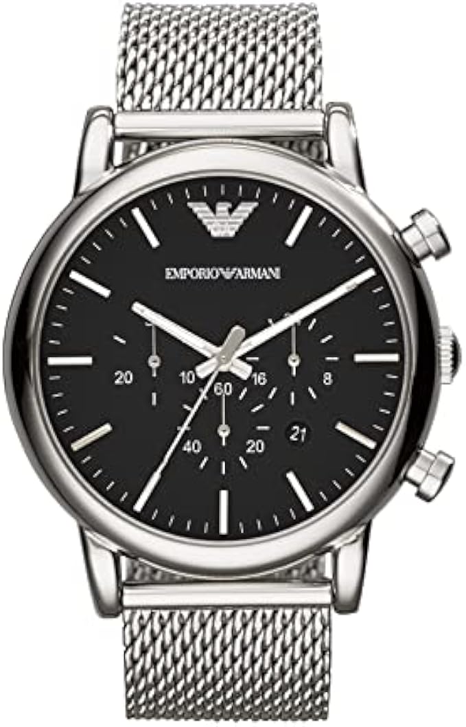 Emporio Armani Men's Chronograph Dress Watch With Quartz Movement