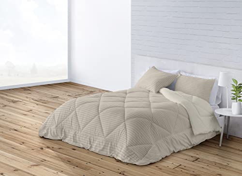 Purpura Home EDREDON CONFORTER Liso Sherpa de Borreguillo, Varias Medidas y Colores. (Vison, Cama 150 (250x260cm))