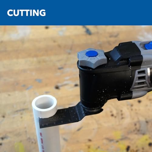 Image of Dremel Multi-Max MM35 3.5 Amp Oscillating Multi Tool Kit with Variable Speed, Corded Power, 7 Multitool Accessories and Storage Bag- Ideal for Metal & Wood Cutting, Sanding, and Box Cutouts